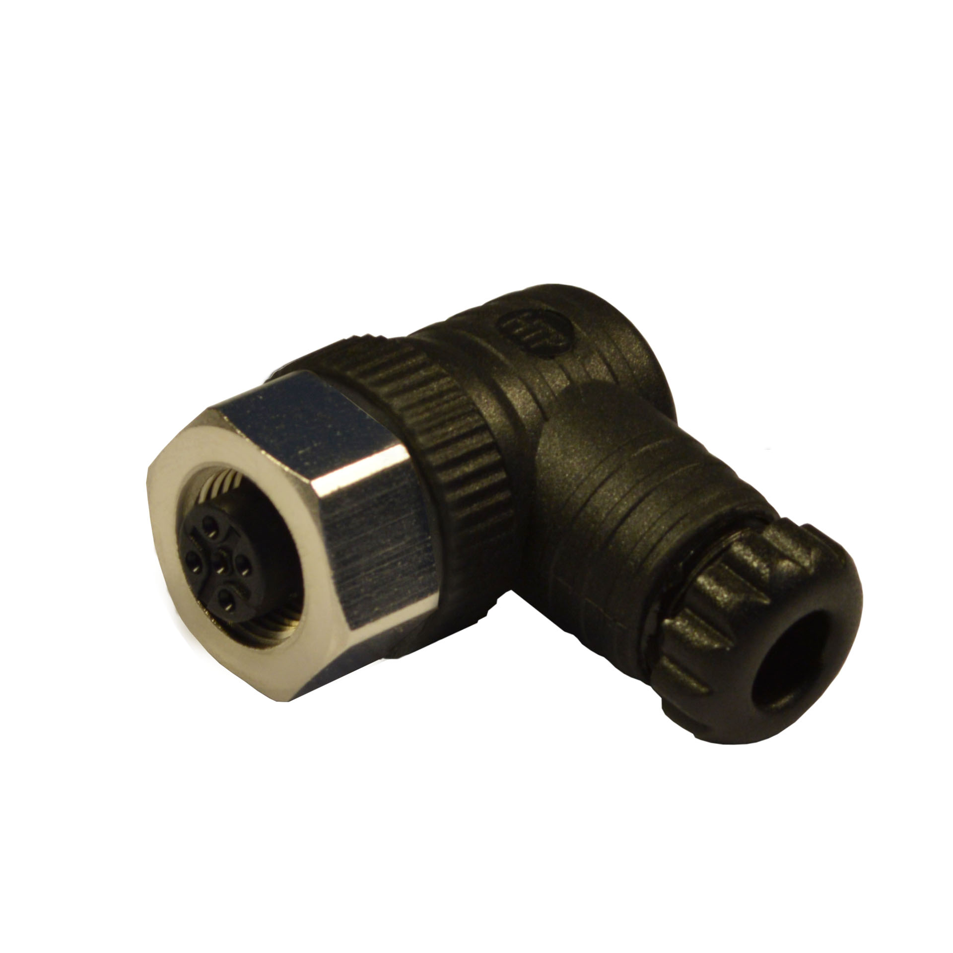 M12 field attachable,female,90°,4p.,PG7,ATEX approved